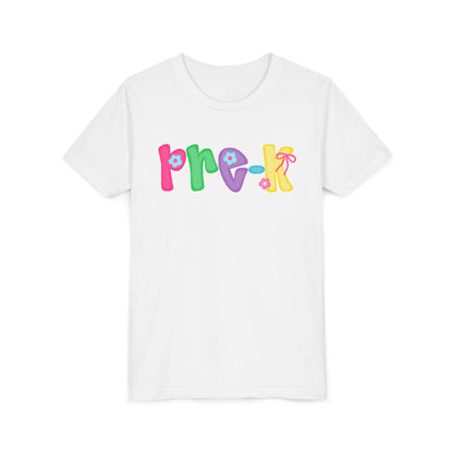 Colorful Pre-K Youth Back to School Tee