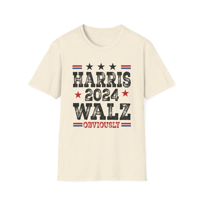 Harris Walz Obviously Unisex Softstyle T-Shirt