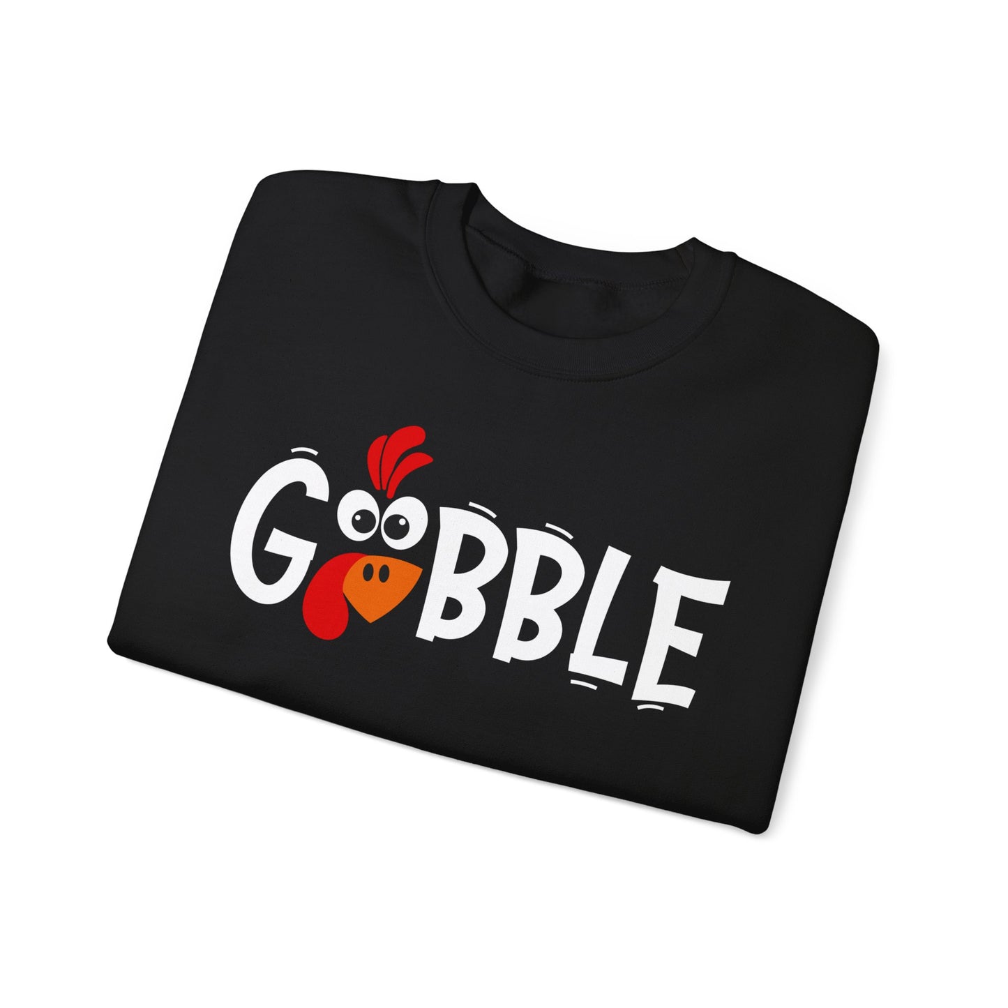 Gobble Thanksgiving Turkey Unisex Heavy Blend™ Crewneck Sweatshirt