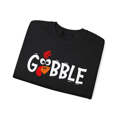 Gobble Thanksgiving Turkey Unisex Heavy Blend™ Crewneck Sweatshirt