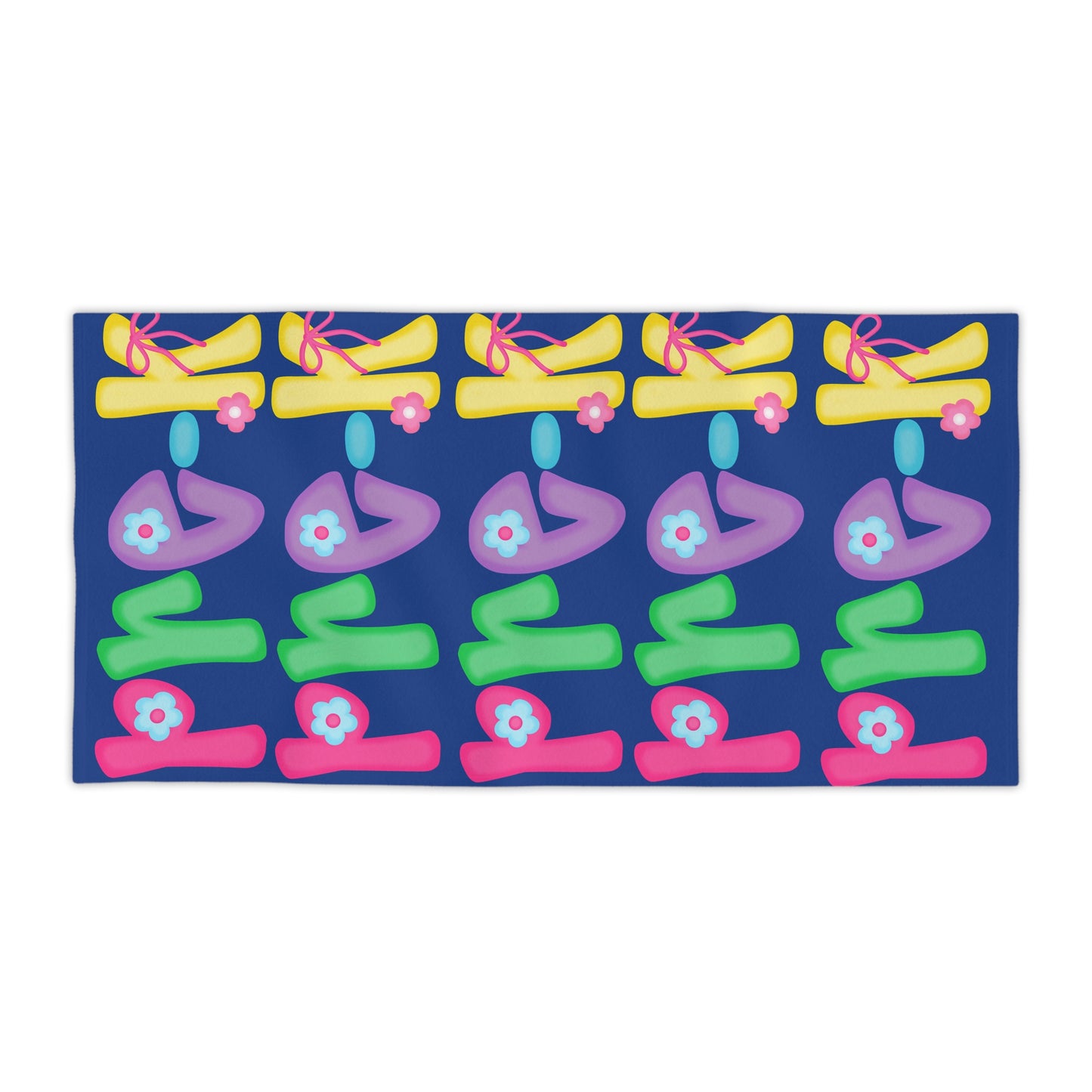 Vibrant Pre-K Swim Team Beach Towels
