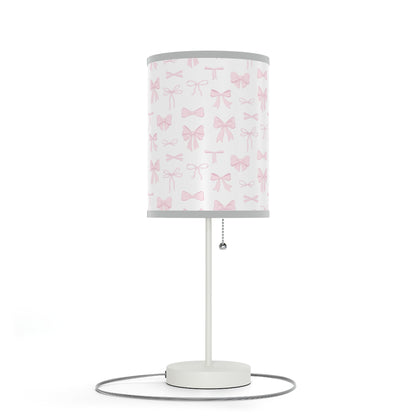 Coquette Pink Bow Lamp