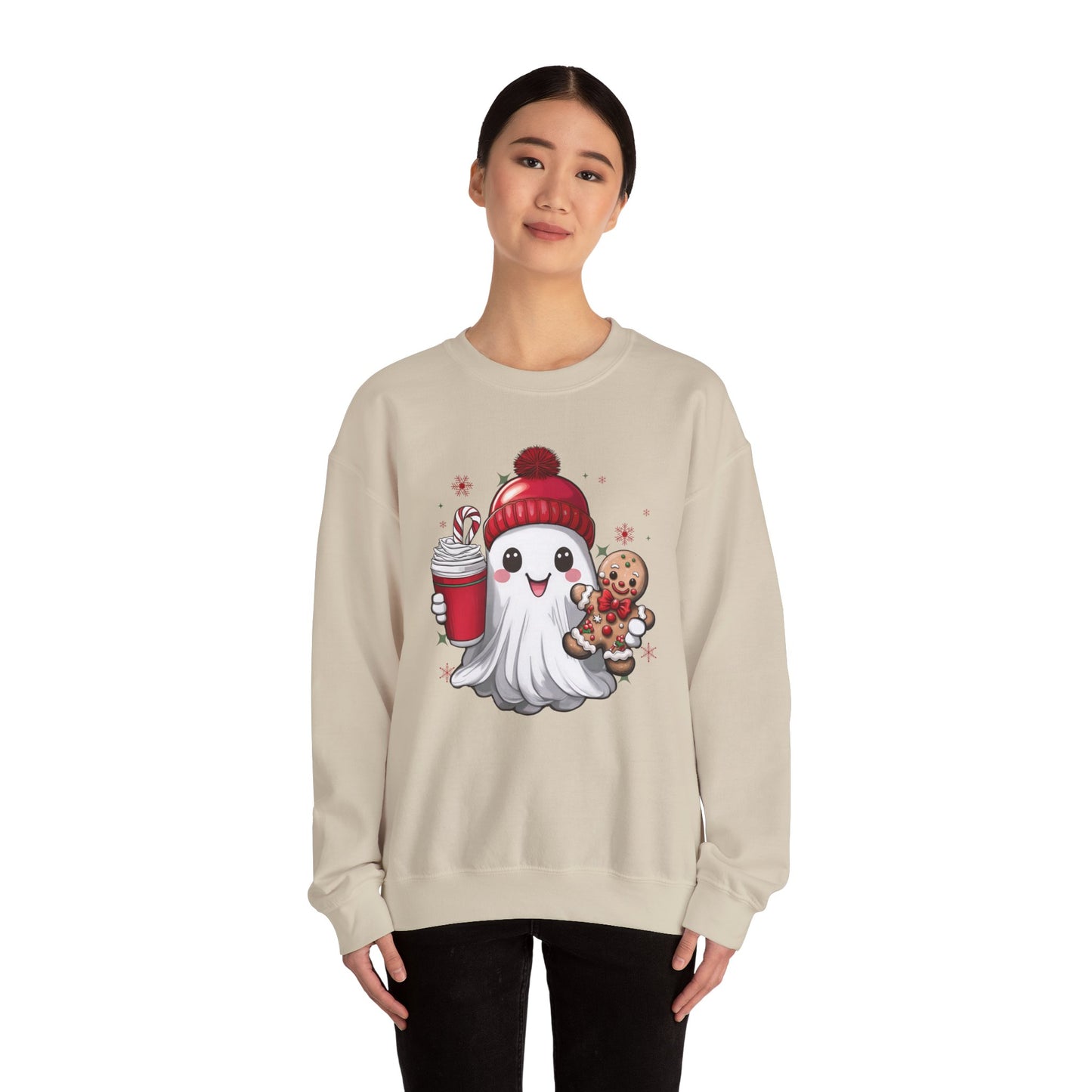 Cute Christmas Ghost Sweatshirt