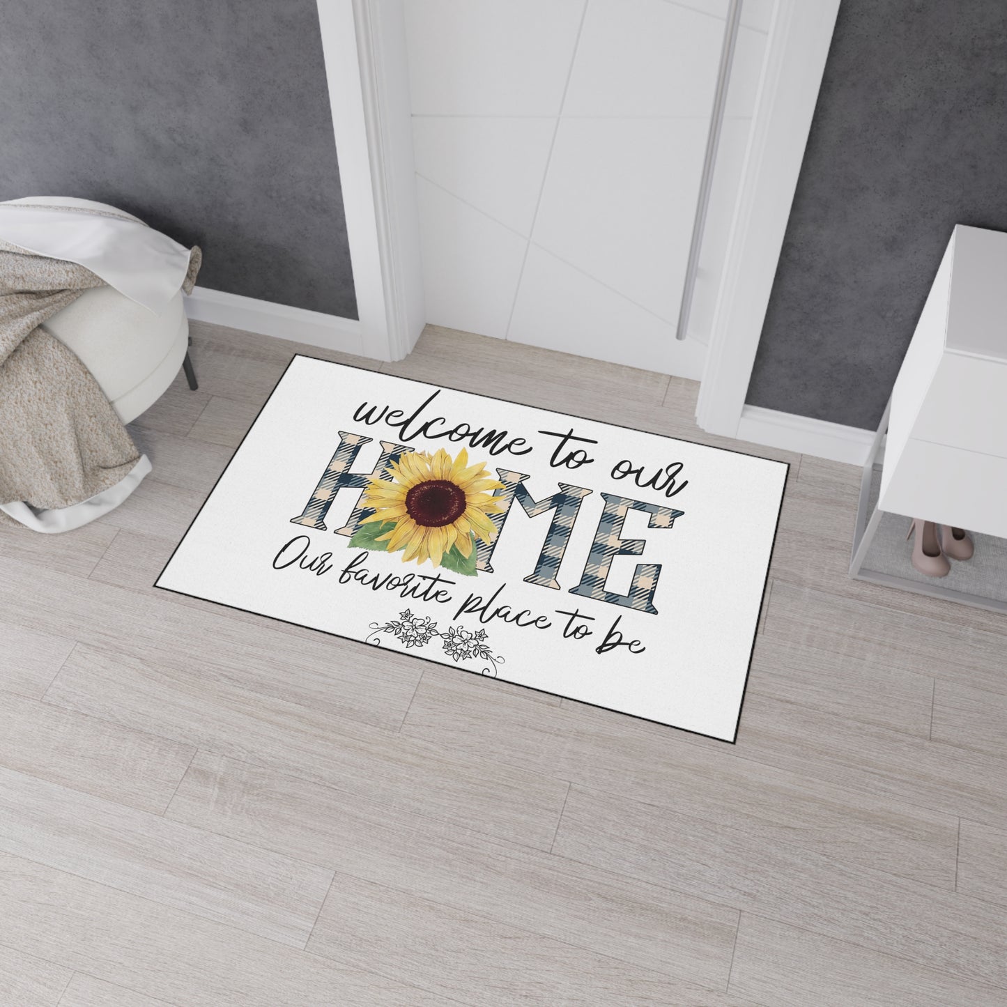 Welcome to Our Home Heavy Duty Welcome Mat