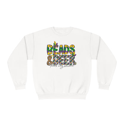 Mardi Gras Beads Sweatshirt