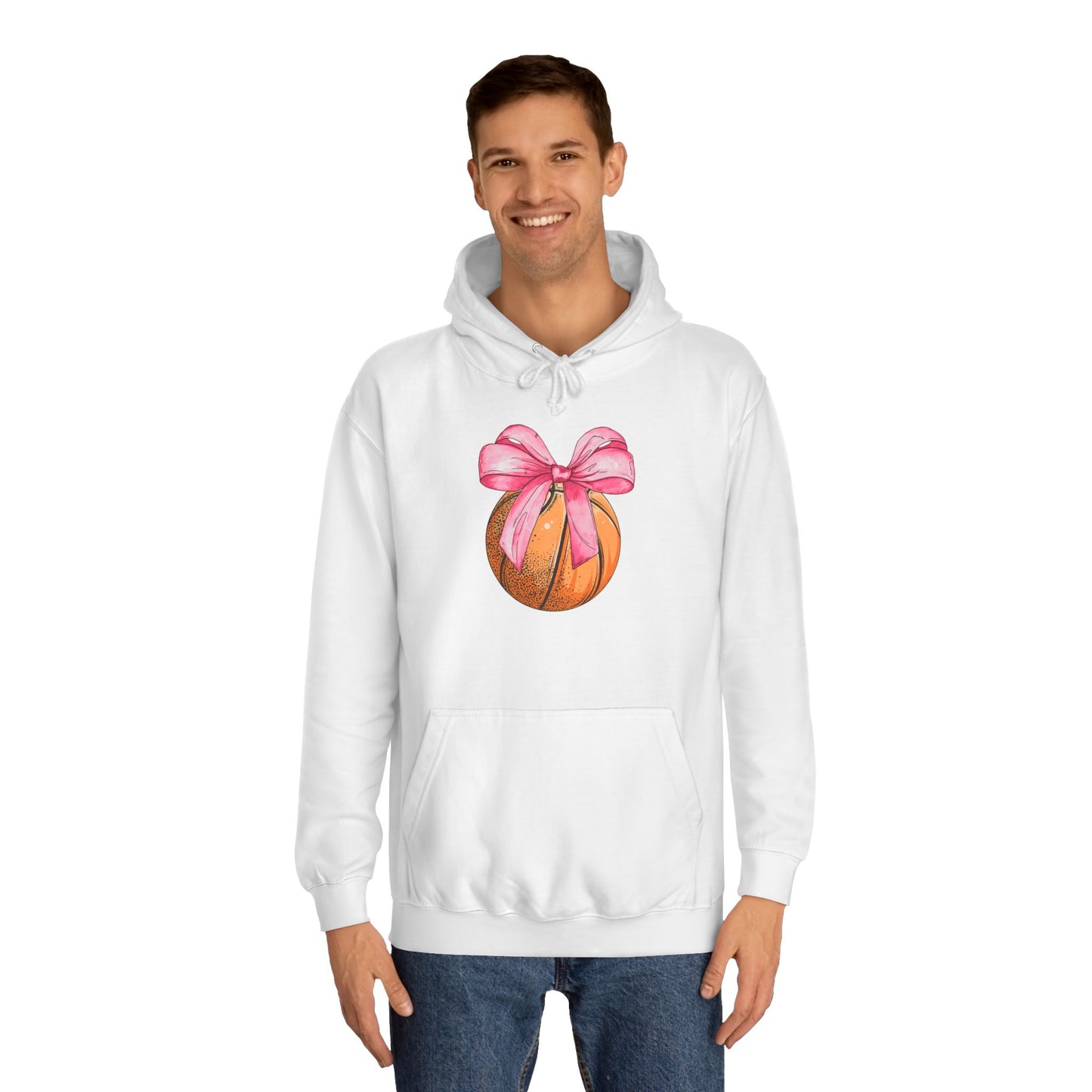 Basketball Coquette Unisex College Hoodie