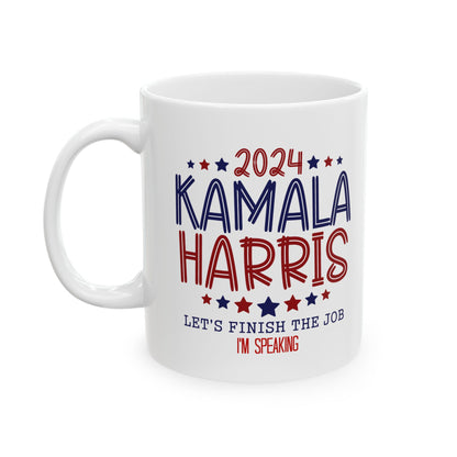 Kamala Harris Ceramic Mug, (11oz, 15oz)