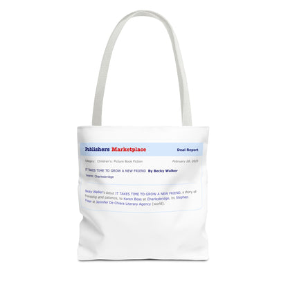 Tote Bag — Publishers Marketplace Announcement Tote