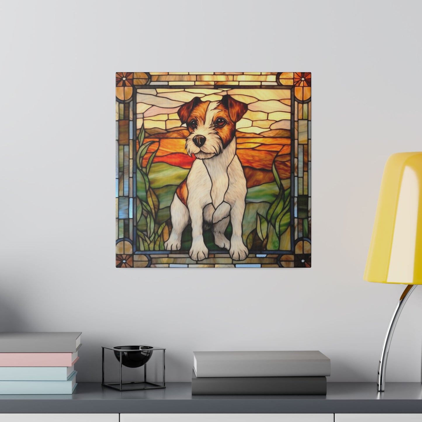 Jack Russell Wall Art Matte Canvas