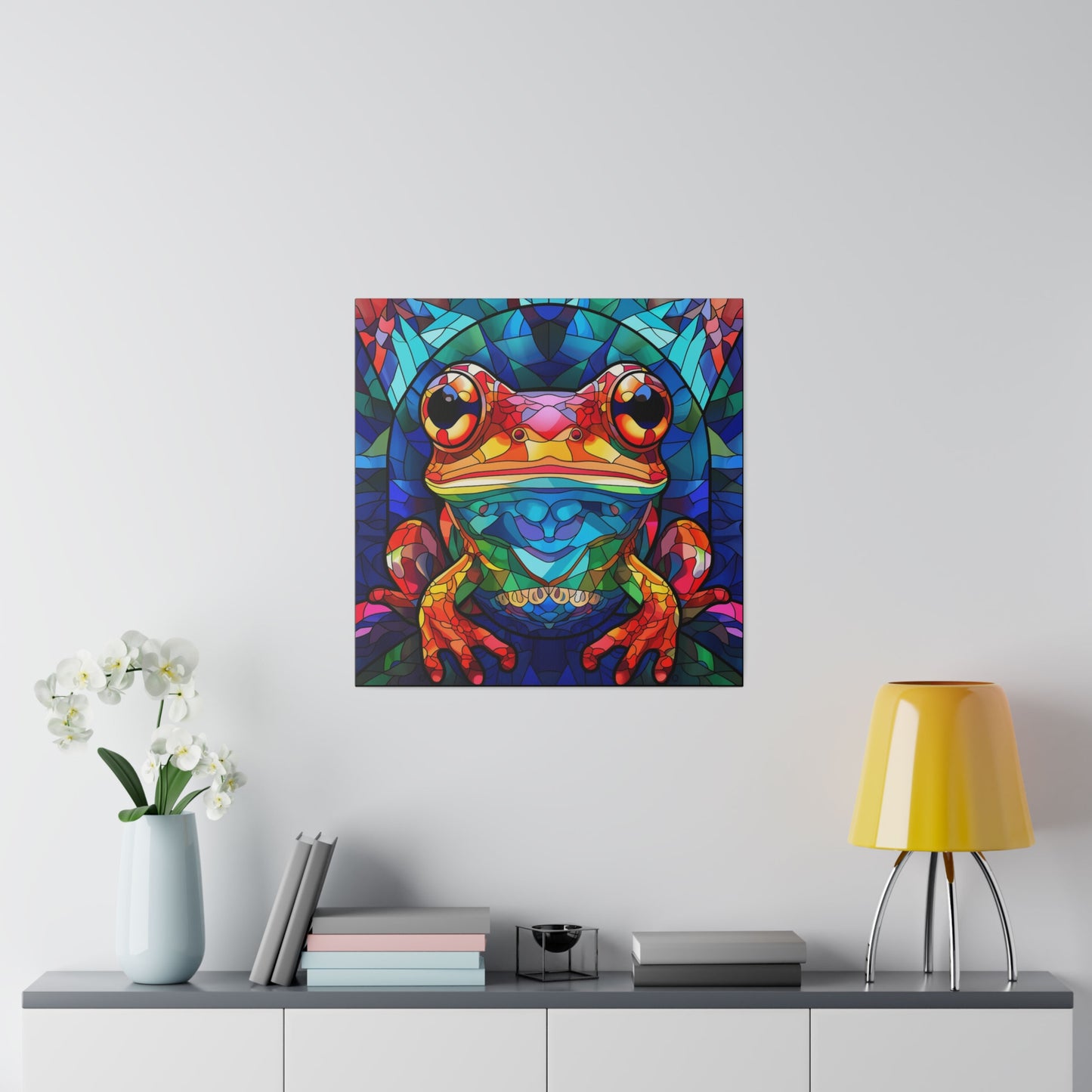 Frog Wall Art Matte Canvas