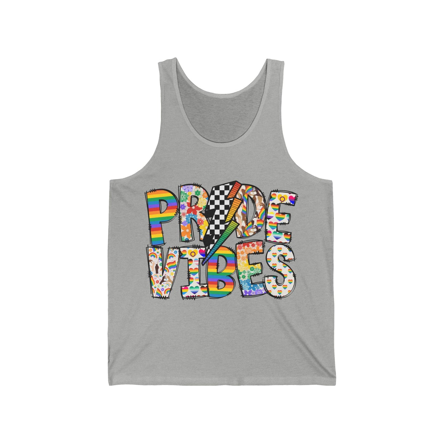 Pride Vibes Unisex Jersey Tank