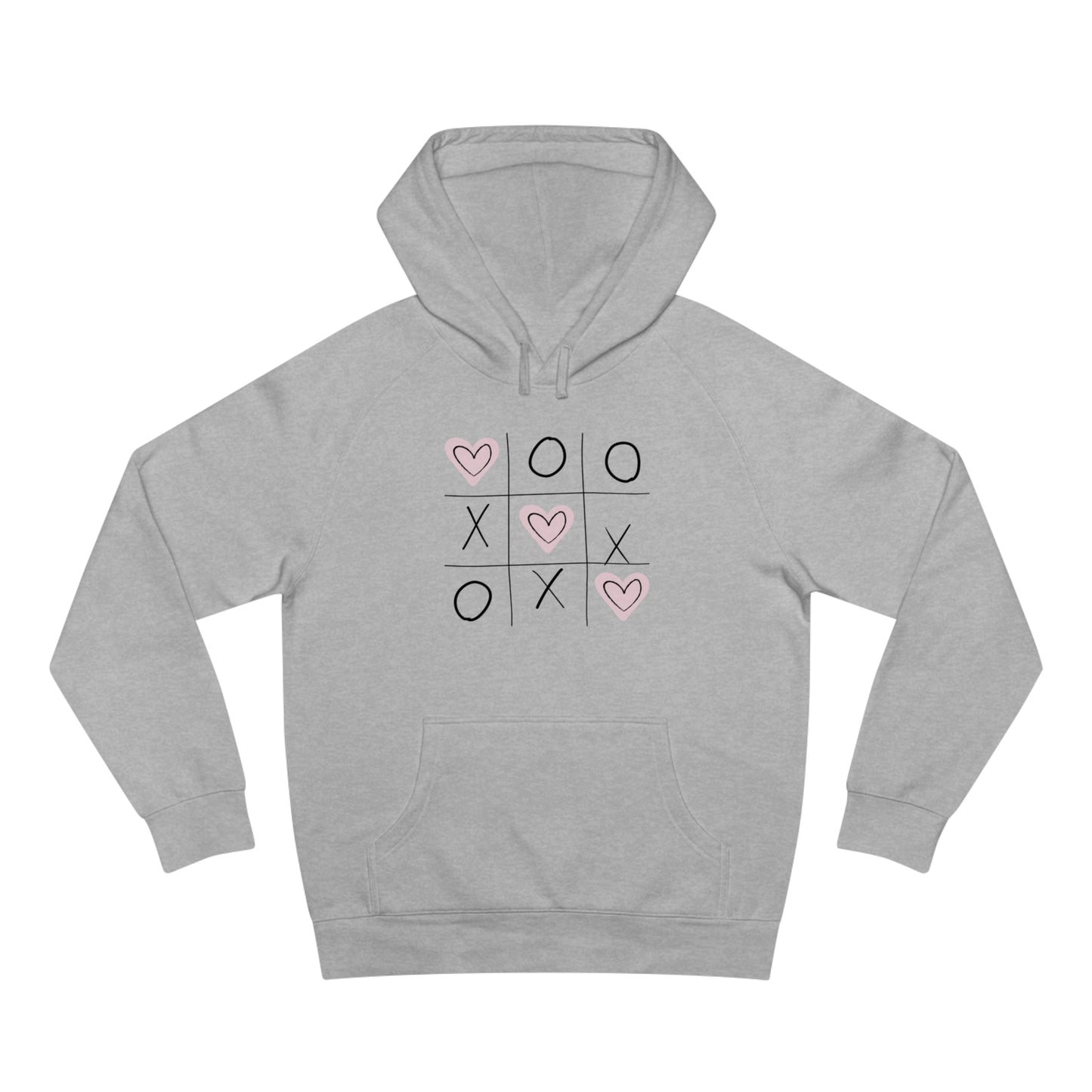 Tic Tac Toe Valentine's Day Sweatshirt Hoodie