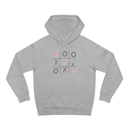 Tic Tac Toe Valentine's Day Sweatshirt Hoodie