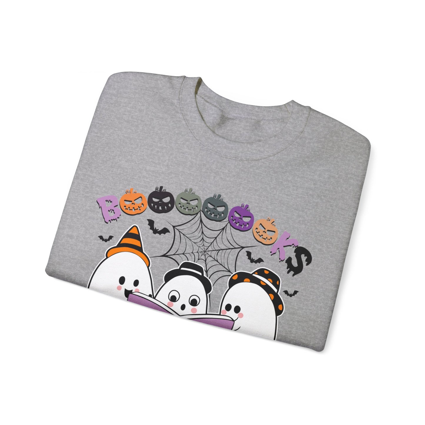 Cute Ghosts Reading Books Sweatshirt