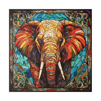 Elephant Wall Art Matte Canvas