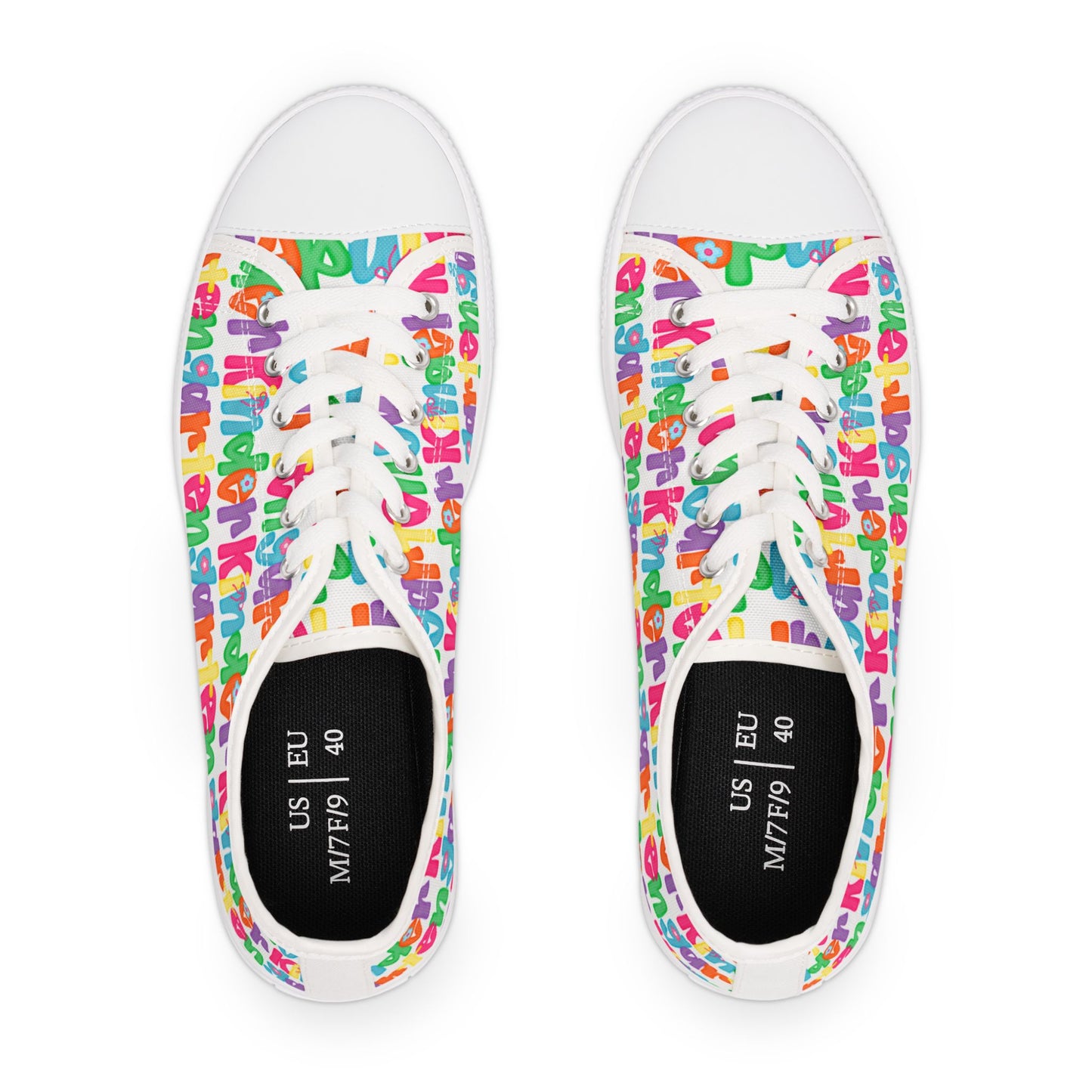 Kindergarten Teacher Low Top Sneakers for Back to School