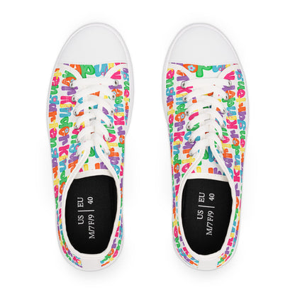 Kindergarten Teacher Low Top Sneakers for Back to School