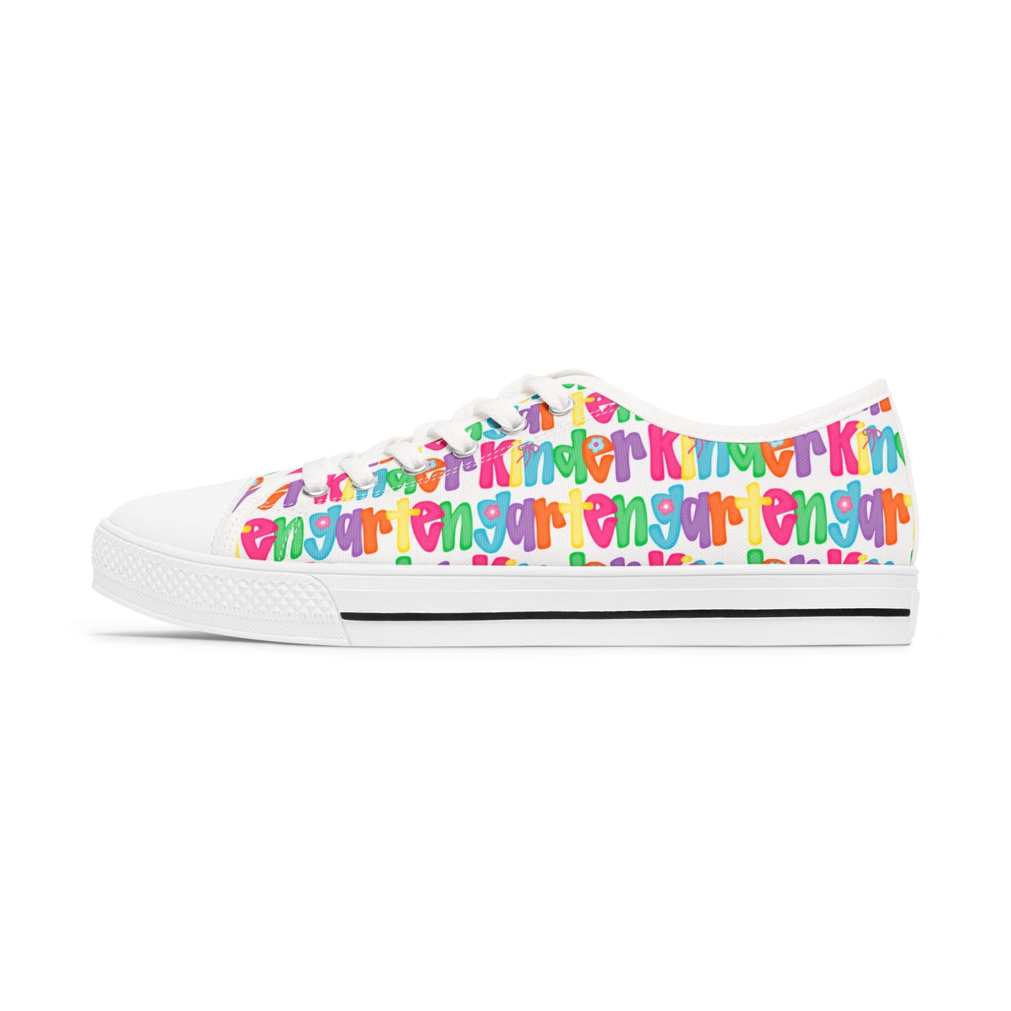 Kindergarten Teacher Low Top Sneakers for Back to School