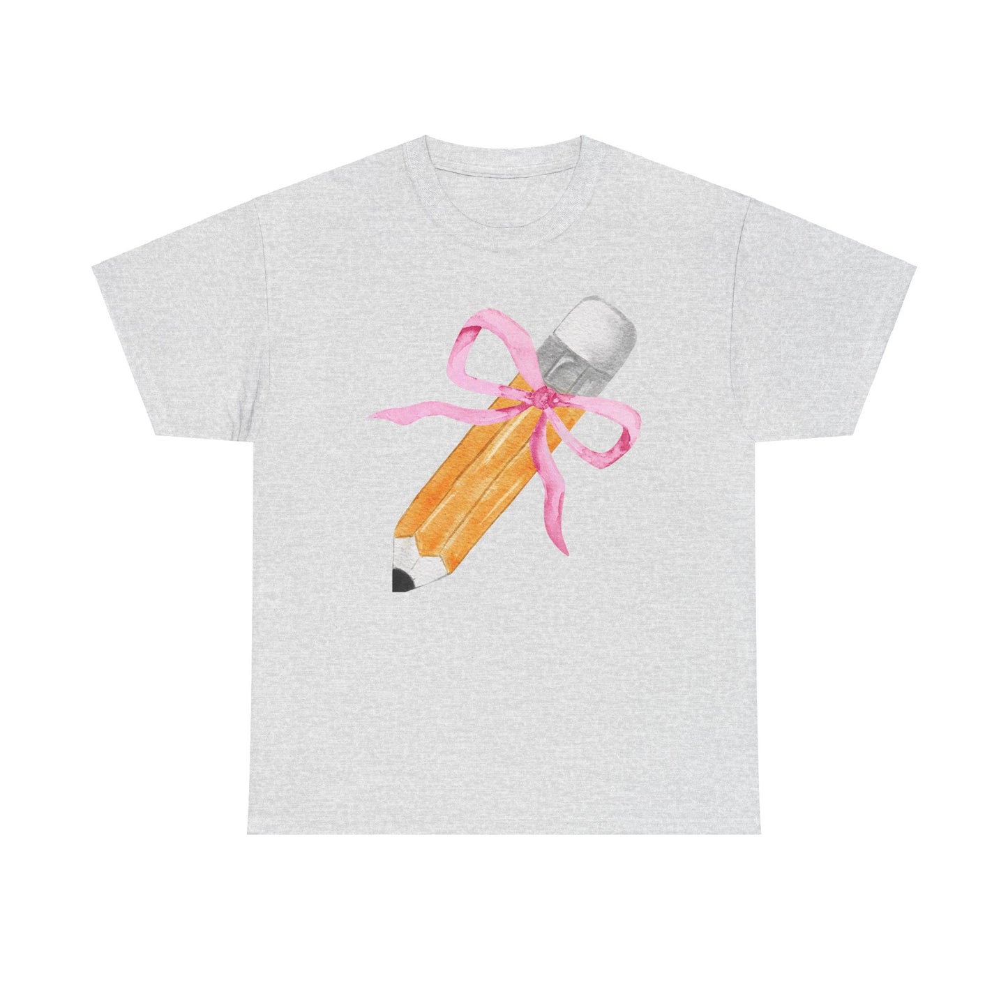 Back to School Pencil Bow Coquette T-Shirt