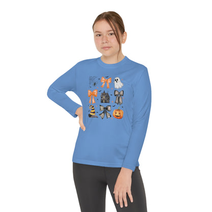 Halloween Coquette Youth Long Sleeve T-Shirt