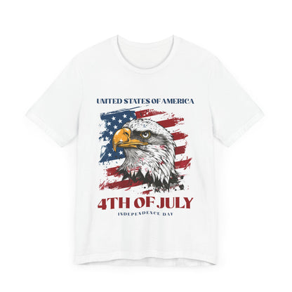 Eagle USA 4th of July Unisex Jersey Short Sleeve Tee