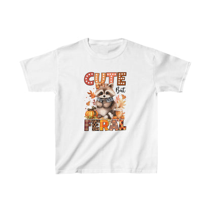 Cute but Feral Fall Kids T-Shirt