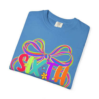 Sixth Grade Neon Back to School T-Shirt