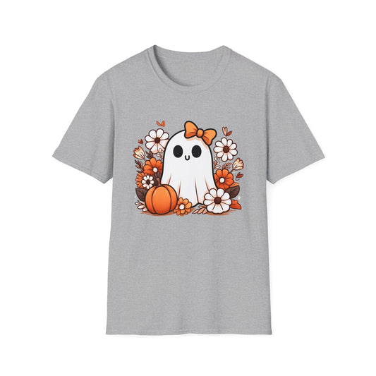 Cute Ghost Fall Adult T-Shirt