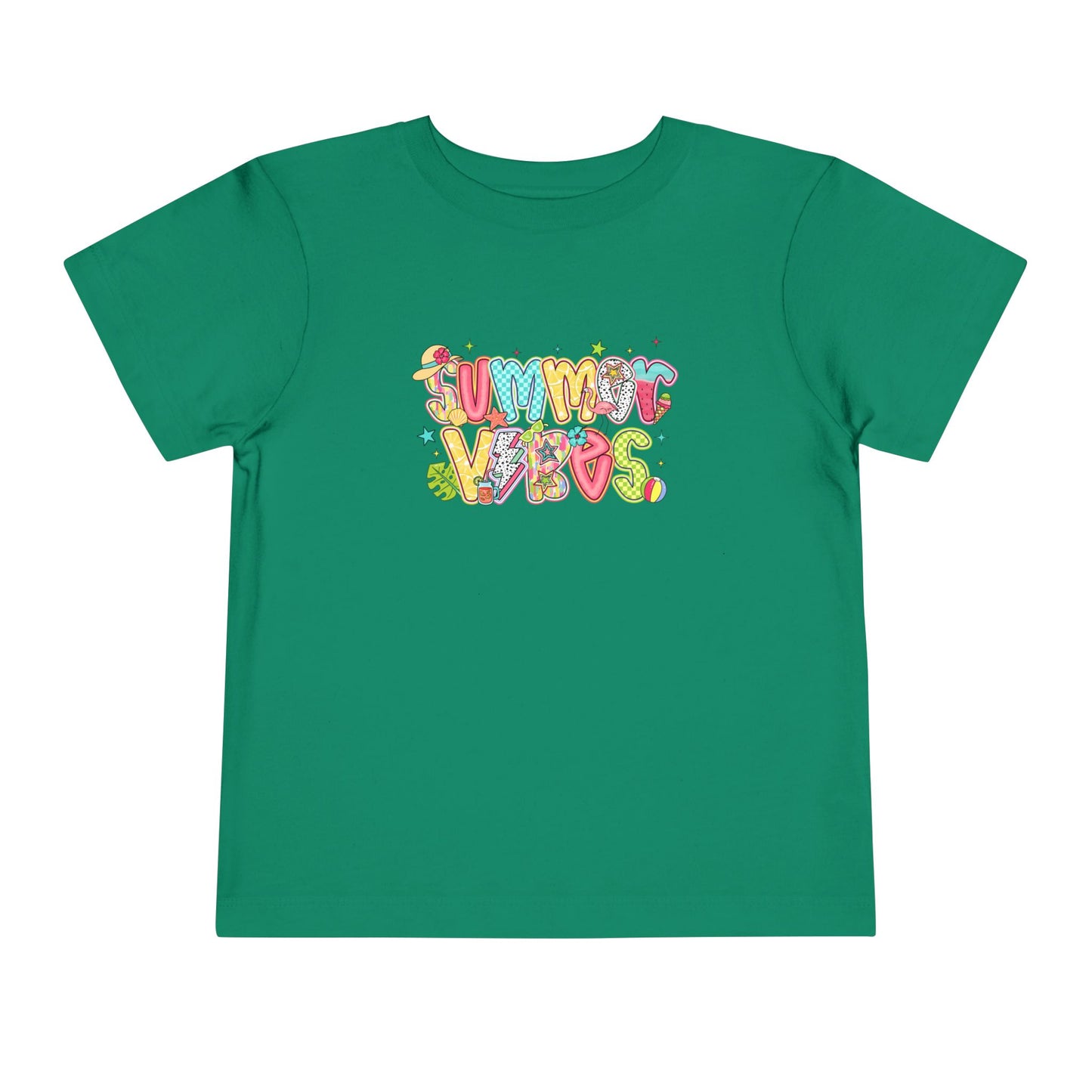 Summer Vibes Colorful Toddler Tee