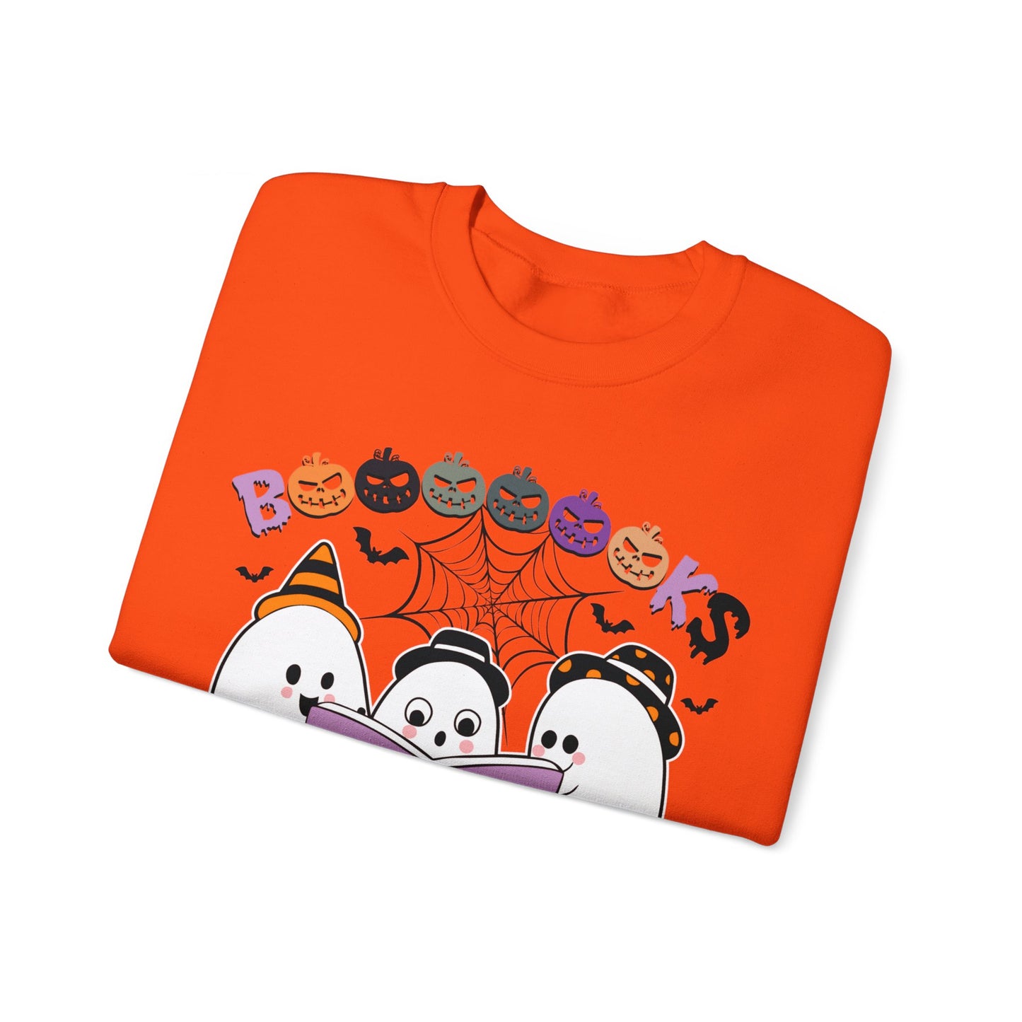 Cute Ghosts Reading Books Sweatshirt