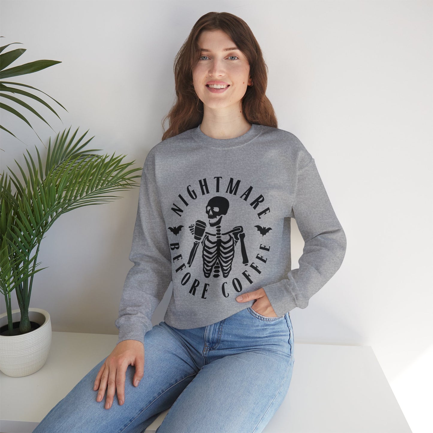 Nightmare Before Coffee Halloween Sweatshirt