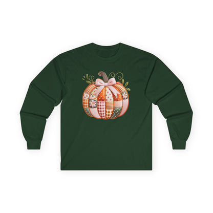 Fall Pumpkin Patch Adult Long Sleeve Tee