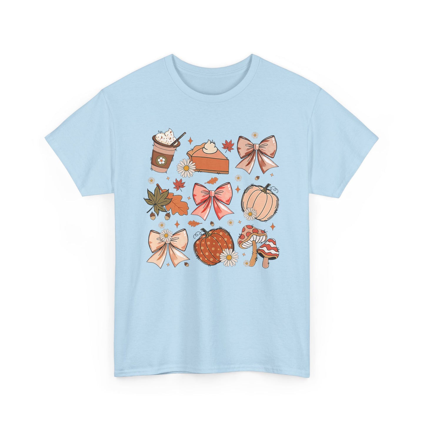 Fall Vibes Coquette Unisex Heavy Cotton T-Shirt