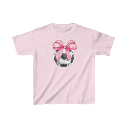 Girls Soccer Coquette Kids Heavy Cotton™ Tee