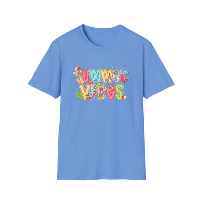 Colorful Summer Vibes Unisex Softstyle T-Shirt