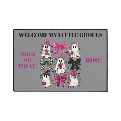 Welcome My Little Ghouls Halloween Welcome Mat