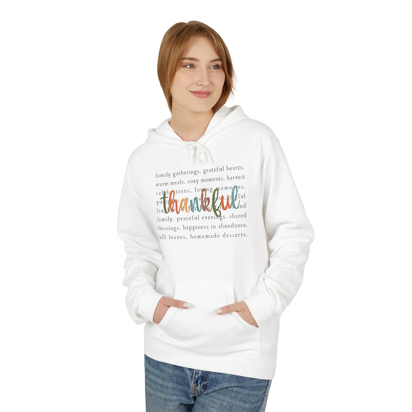 Thankful Unisex Midweight Softstyle Fleece Hoodie