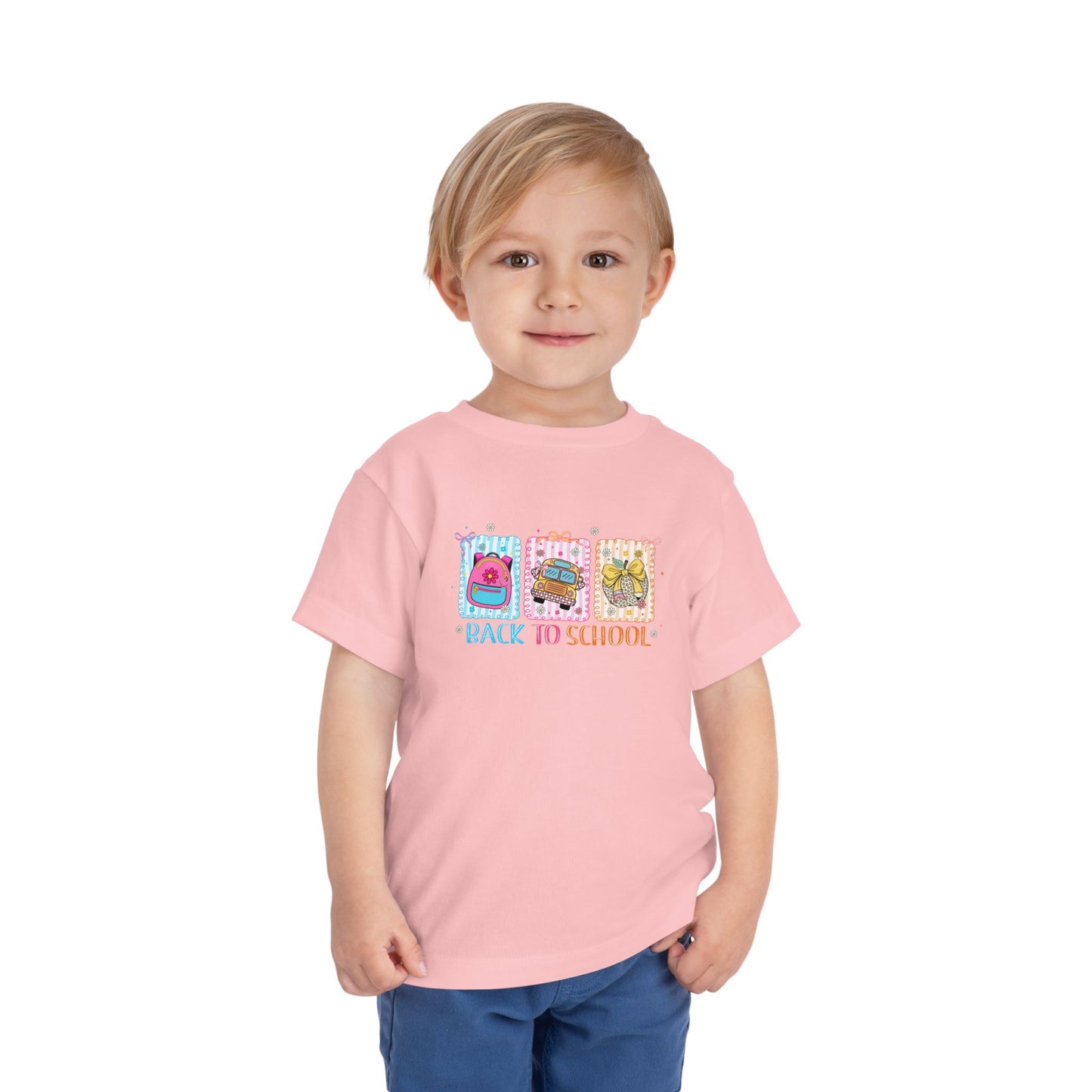 Back to School Toddler Short Sleeve Tee