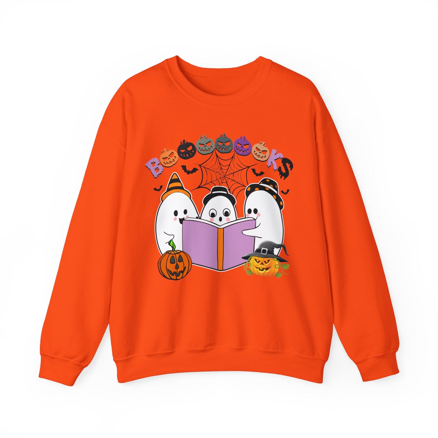 Cute Ghosts Reading Books Sweatshirt