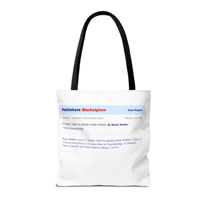 Tote Bag — Publishers Marketplace Announcement Tote