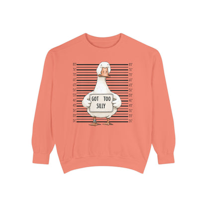 "Got Too Silly" Cute Animal Sweatshirt Crewneck
