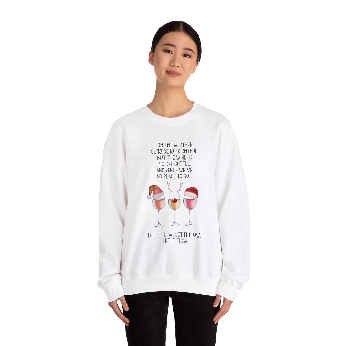 Funny Wine Christmas Sweater Sweatshirt