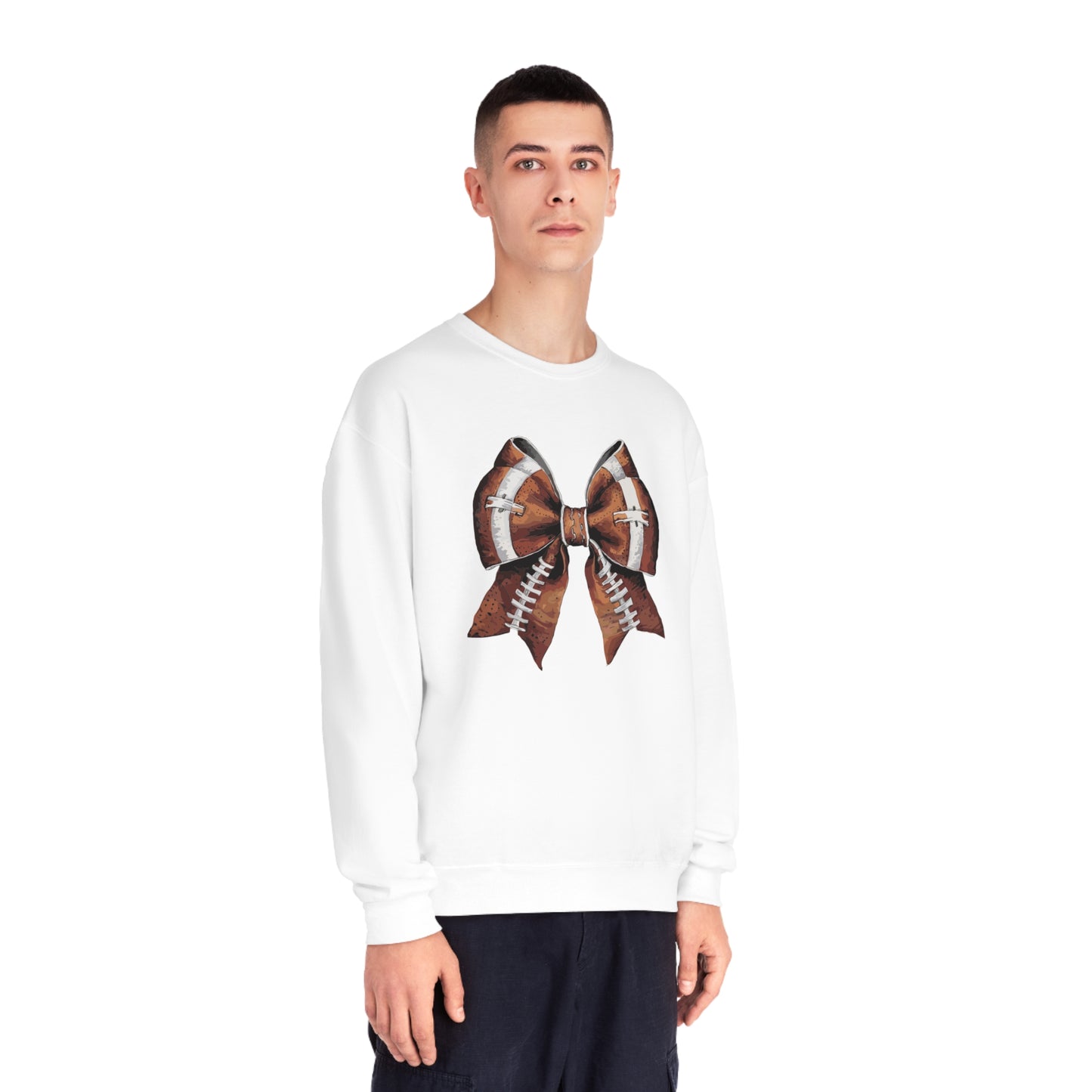 Coquette Football Bow Sweatshirt