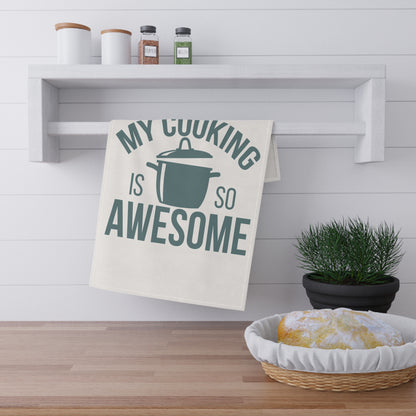 My Cooking is So Awesome Kitchen Towel