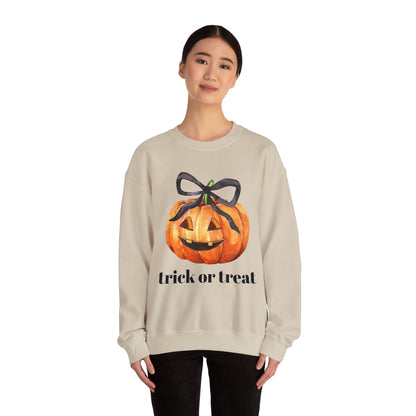 Trick or Treat Halloween Pumpkin Sweatshirt