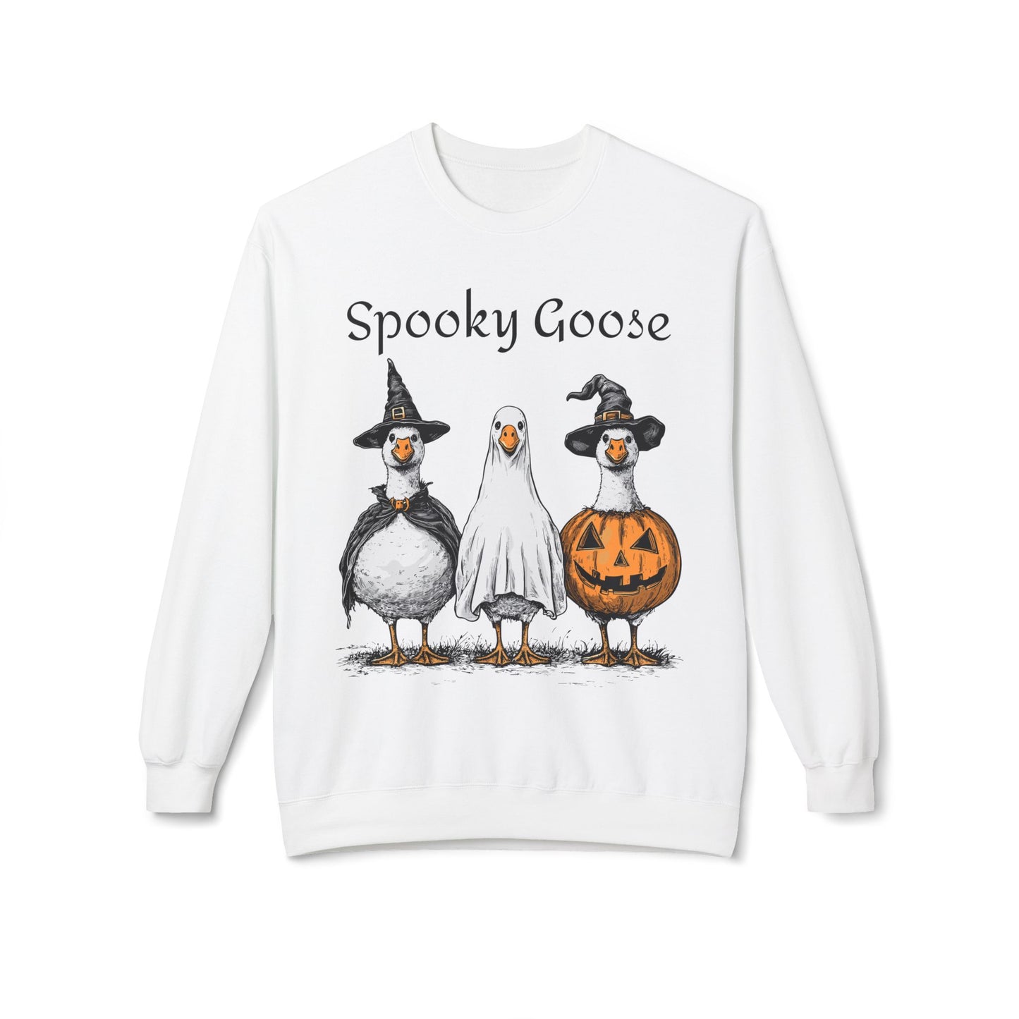 Spooky Goose Adult Softstyle Sweatshirt