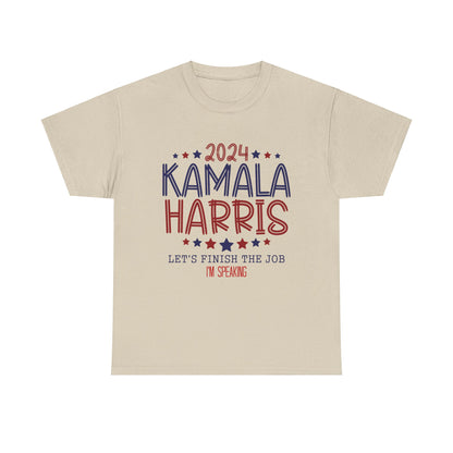 Kamala Harris Let's Finish the Job T-Shirt