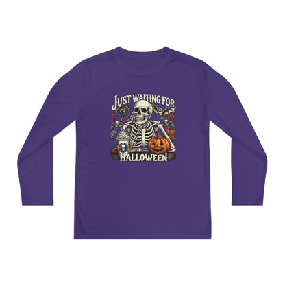 I'm Just Waiting For Halloween Youth Long Sleeve T-Shirt