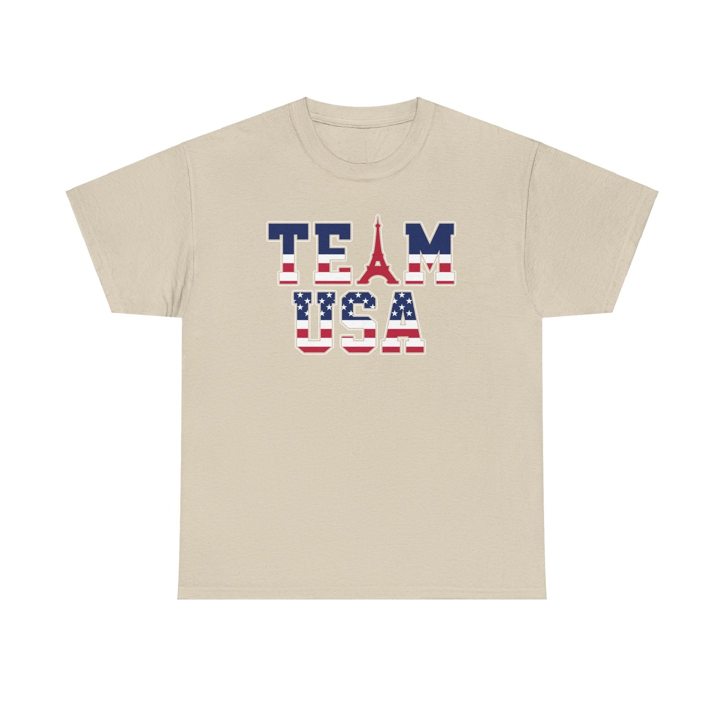 Team USA 2024 Paris Olympics Unisex Heavy Cotton T-Shirt