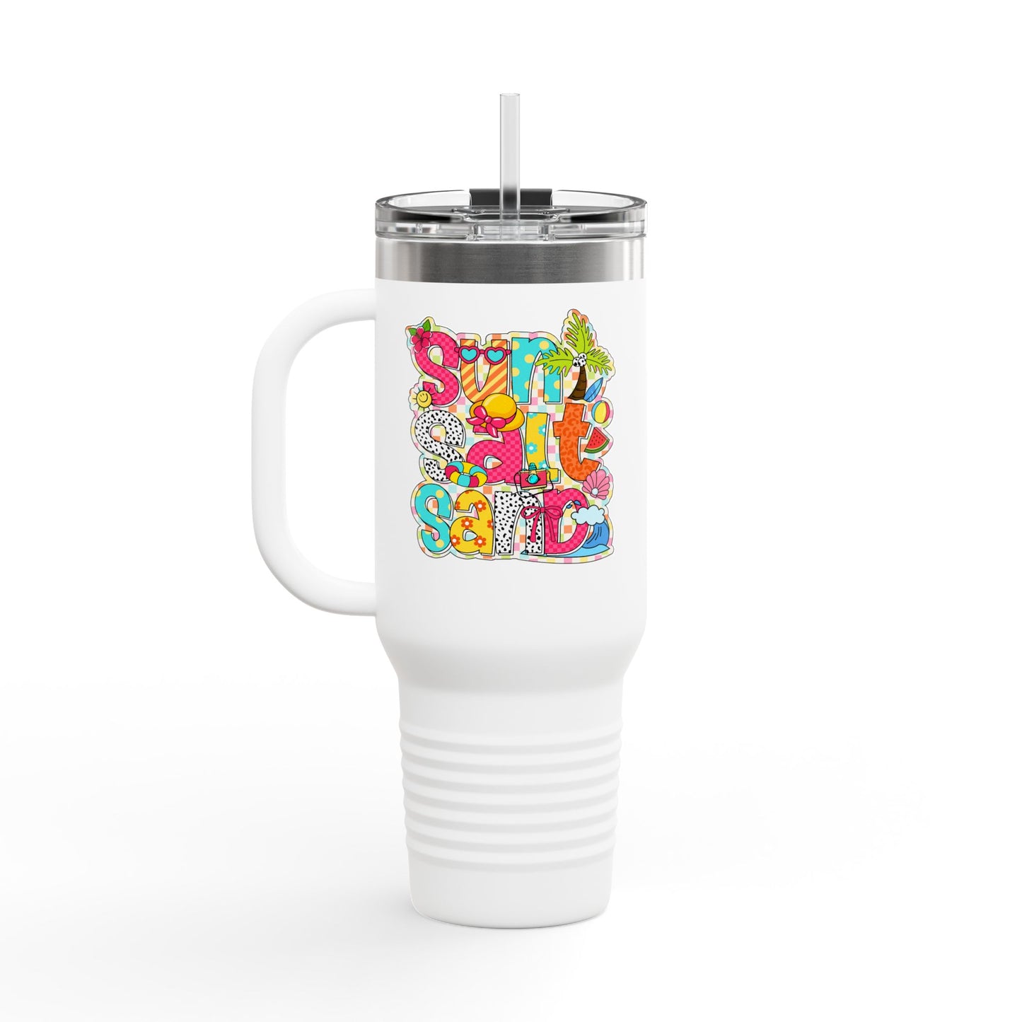 Sun Salt Sand Insulated Travel Mug, 40oz